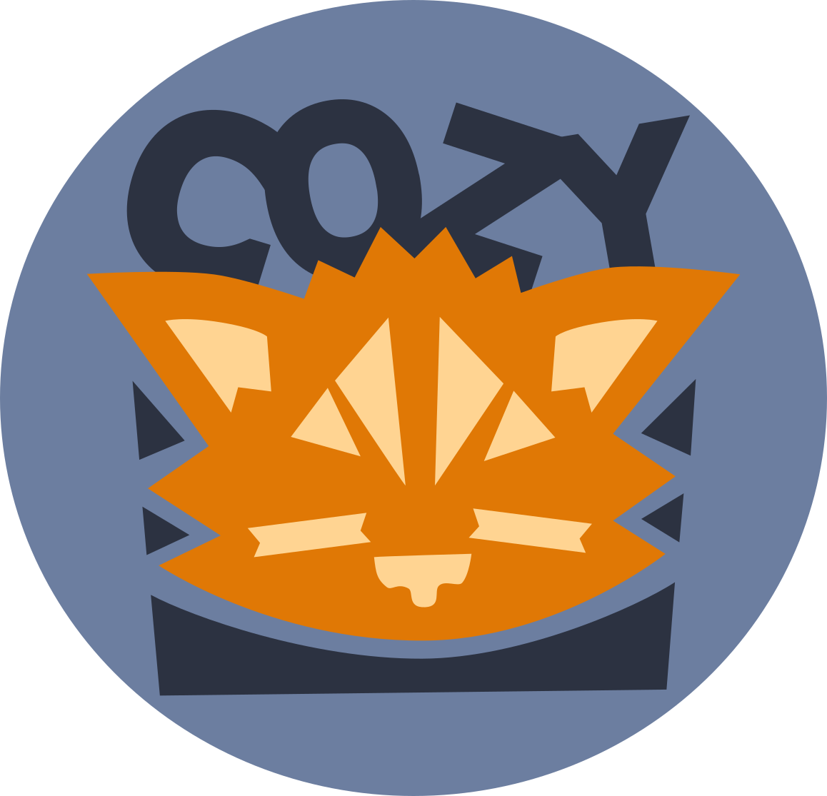 Cozy Crate Games Mini Logo (Day)